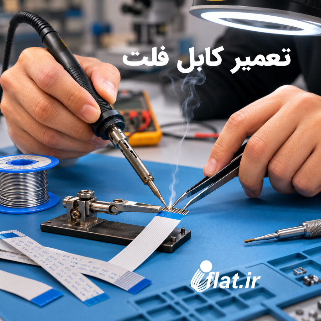 تعمیر کابل فلت
