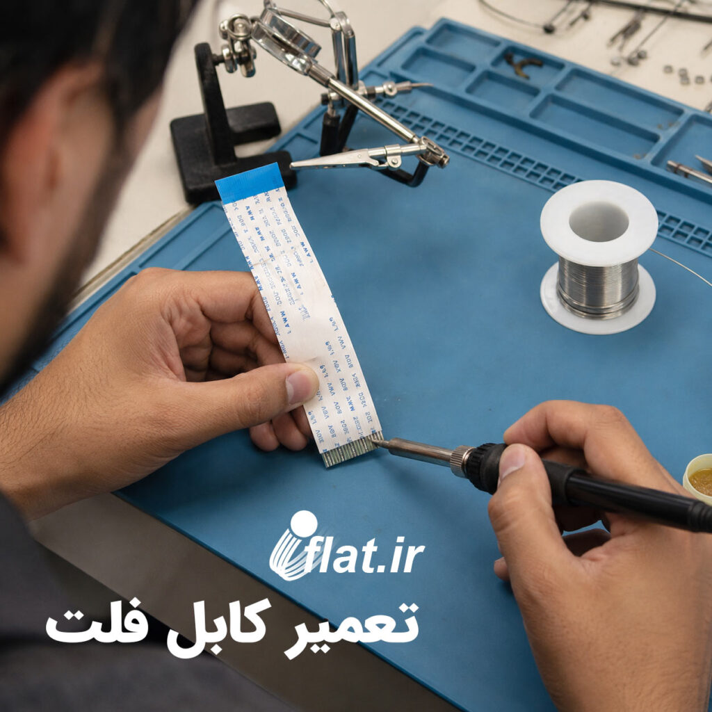 تعمیر کابل فلت